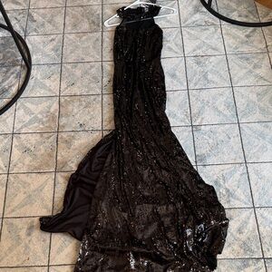 AX Paris Black Sequin Maxi Dress